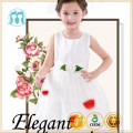 nueva moda niña vestido de novia diseño blanco fantasía princesa vestido lastest niños vestido modelo